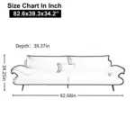 Size Chart 3 Seater