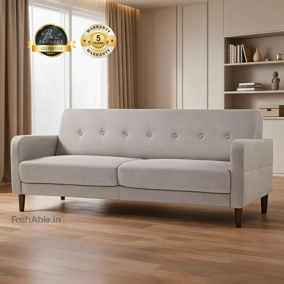 Trivor Sofa Light gry 3 seater