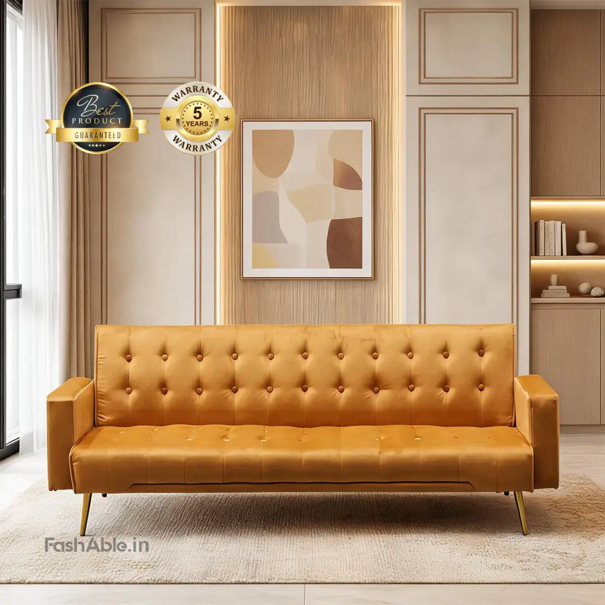 Velcore Sofa Orange 3 seater