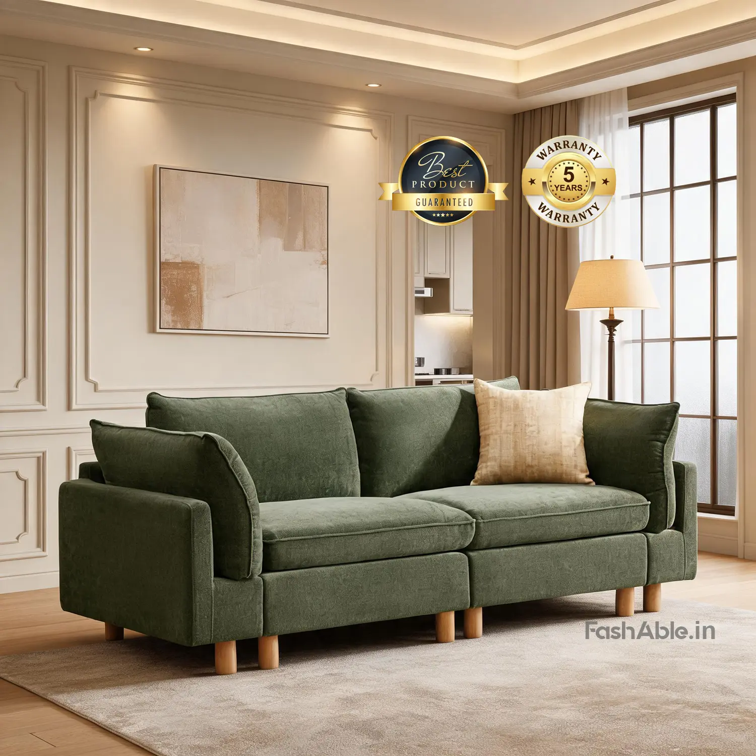 Weltris Sofa Green (2) Weltris Sofa Green (2)