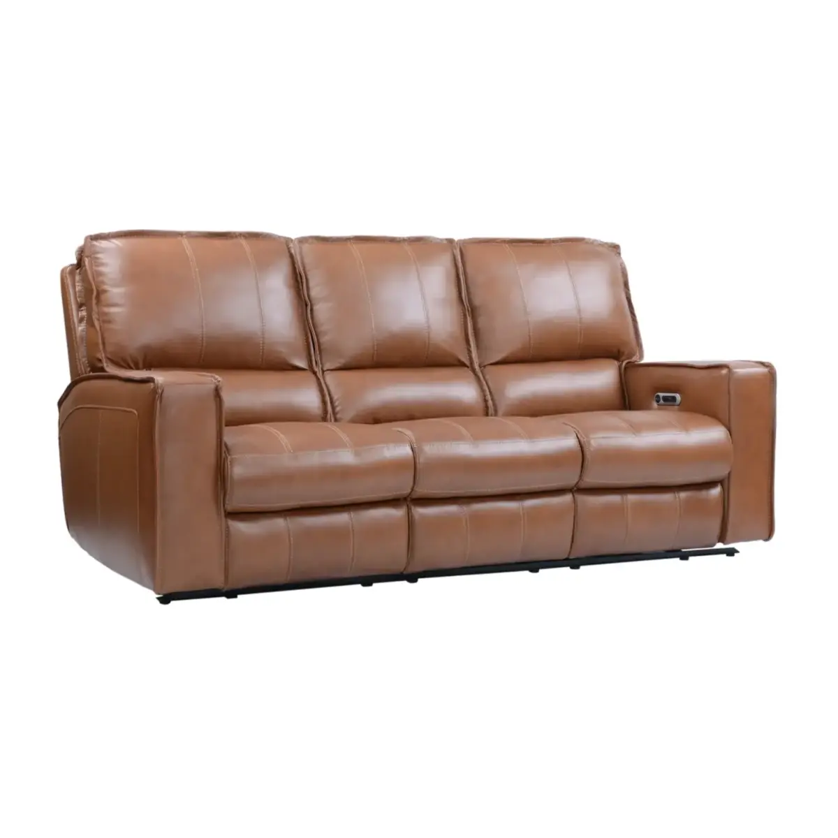 Avyron Recliner Sofa Brown (1)
