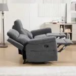 Bellagio Recliner Dark Grey (9)
