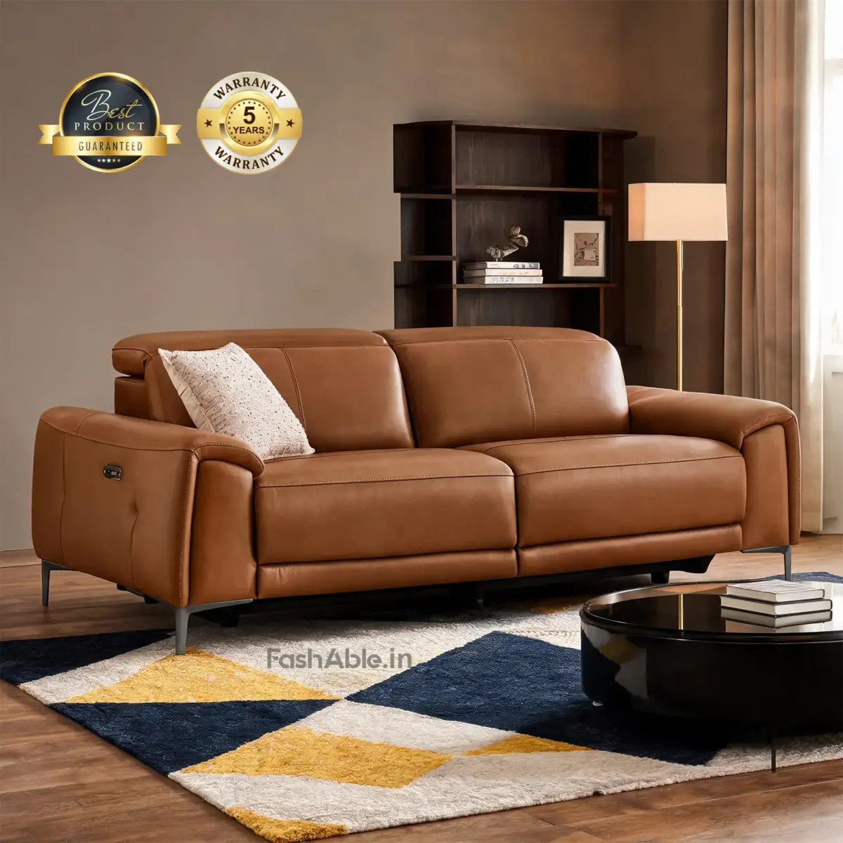 Beltro Recliner Sofa Brown