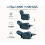 Brelan Recliner Sofa Blue (5)
