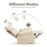 Brentor Recliner Sofa Beige (2)