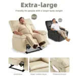 Brentor Recliner Sofa Beige (7)