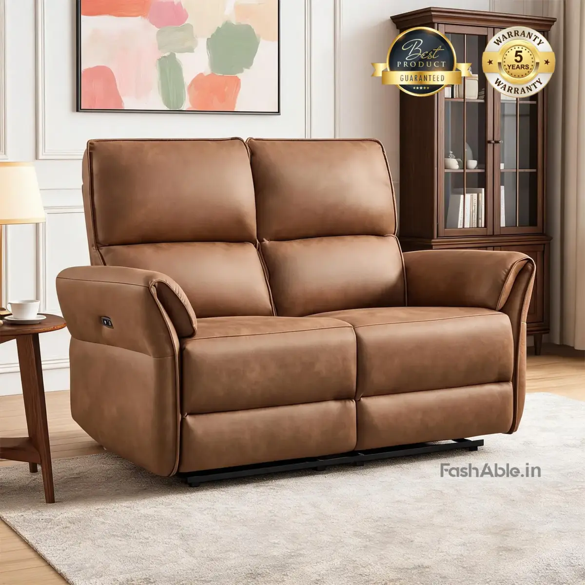 Calmia Recliner Sofa 2S Brown