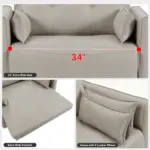 Cazaro Recliner Sofa LGrey (2)