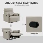 Cazaro Recliner Sofa LGrey (3)