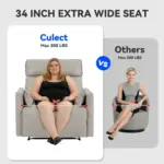 Cazaro Recliner Sofa LGrey (7)