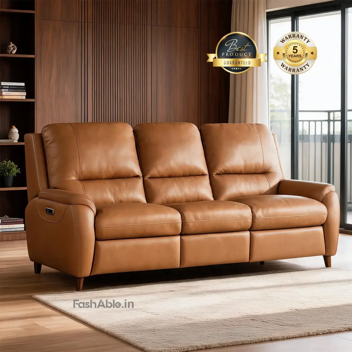ComfortArc Recliner Sofa