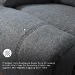 ComfortSaga Recliner Grey (5)