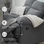 ComfortSaga Recliner Grey (6)