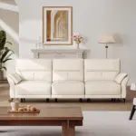 Delvano Recliner Sofa Beige (6)
