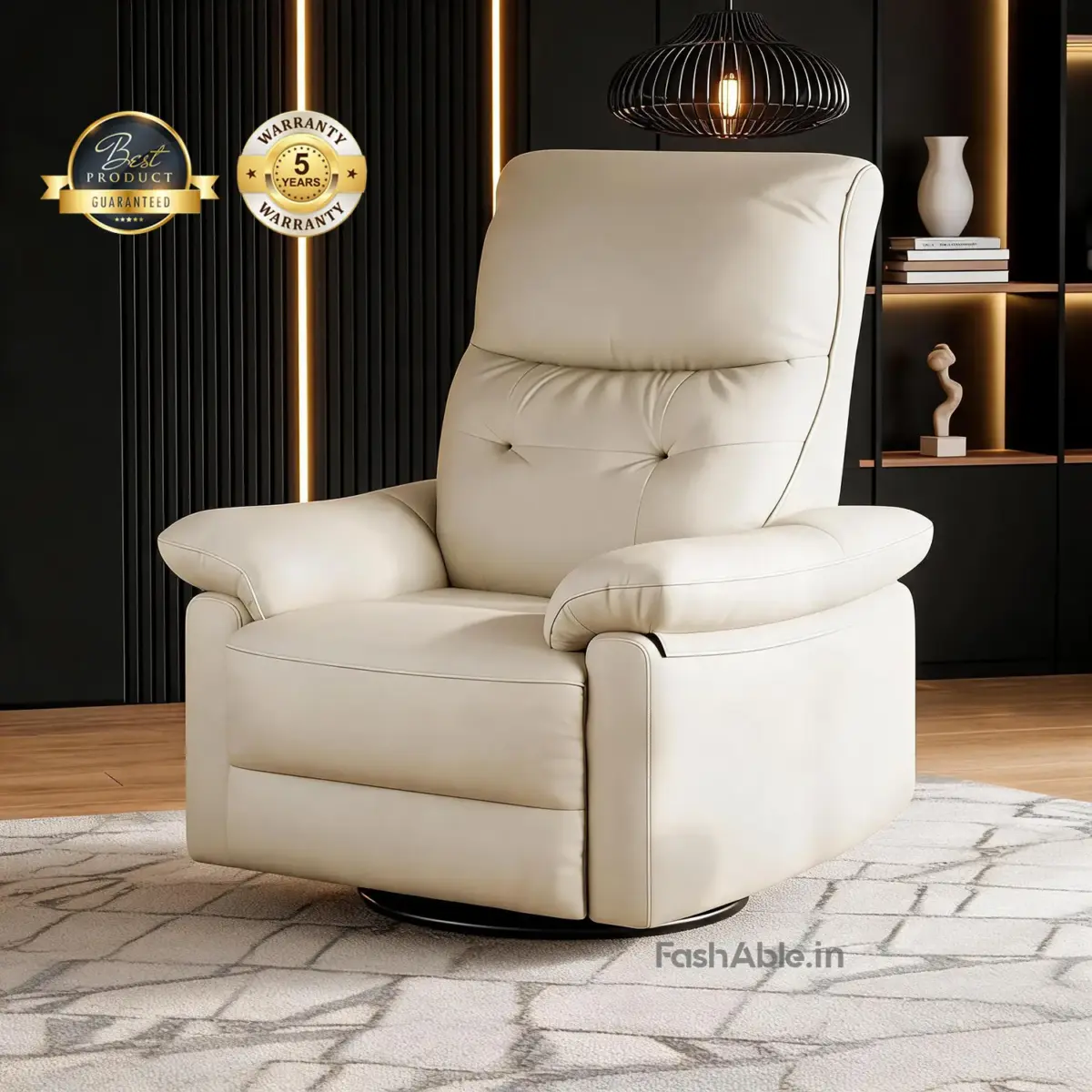 Denvor Recliner Sofa Beige (1)
