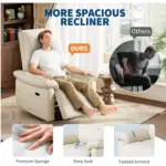 Denvor Recliner Sofa Beige (5)