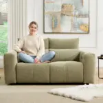 Elvase Recliner Sofa Light Green (6)
