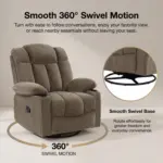 Elvessa Recliner Brown (10)