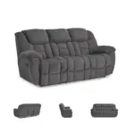 Elvoro Recliner Sofa Dark Grey (4)