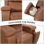 Eminenz Recliner Sofa Brown (10)