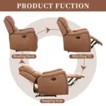 Eminenz Recliner Sofa Brown (9)