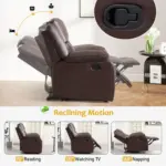Farenza Recliner Sofa Brown (10)