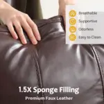 Farenza Recliner Sofa Brown (5)