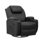 Fayro Recliner Sofa Black (1)