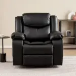 Fervel Recliner Sofa Black (12)