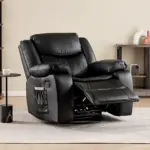 Fervel Recliner Sofa Black (2)