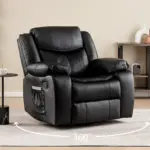 Fervel Recliner Sofa Black (6)