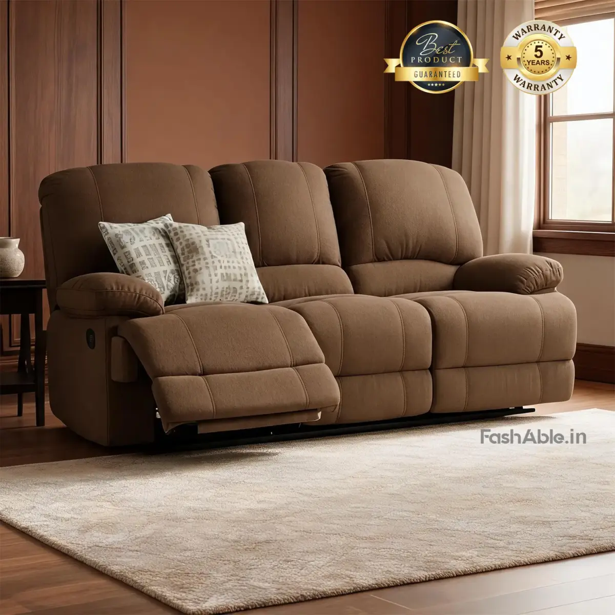 Grandivo Recliner Sofa Brown