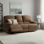 Grandivo Recliner Sofa Brown (4)
