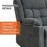Grelfor Recliner Sofa DGrey (5)