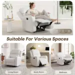Harven Recliner Sofa Beige (3)