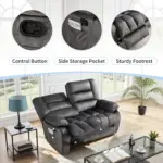 Izenro Recliner 2S Grey (12)