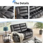 Izenro Recliner 2S Grey (13)