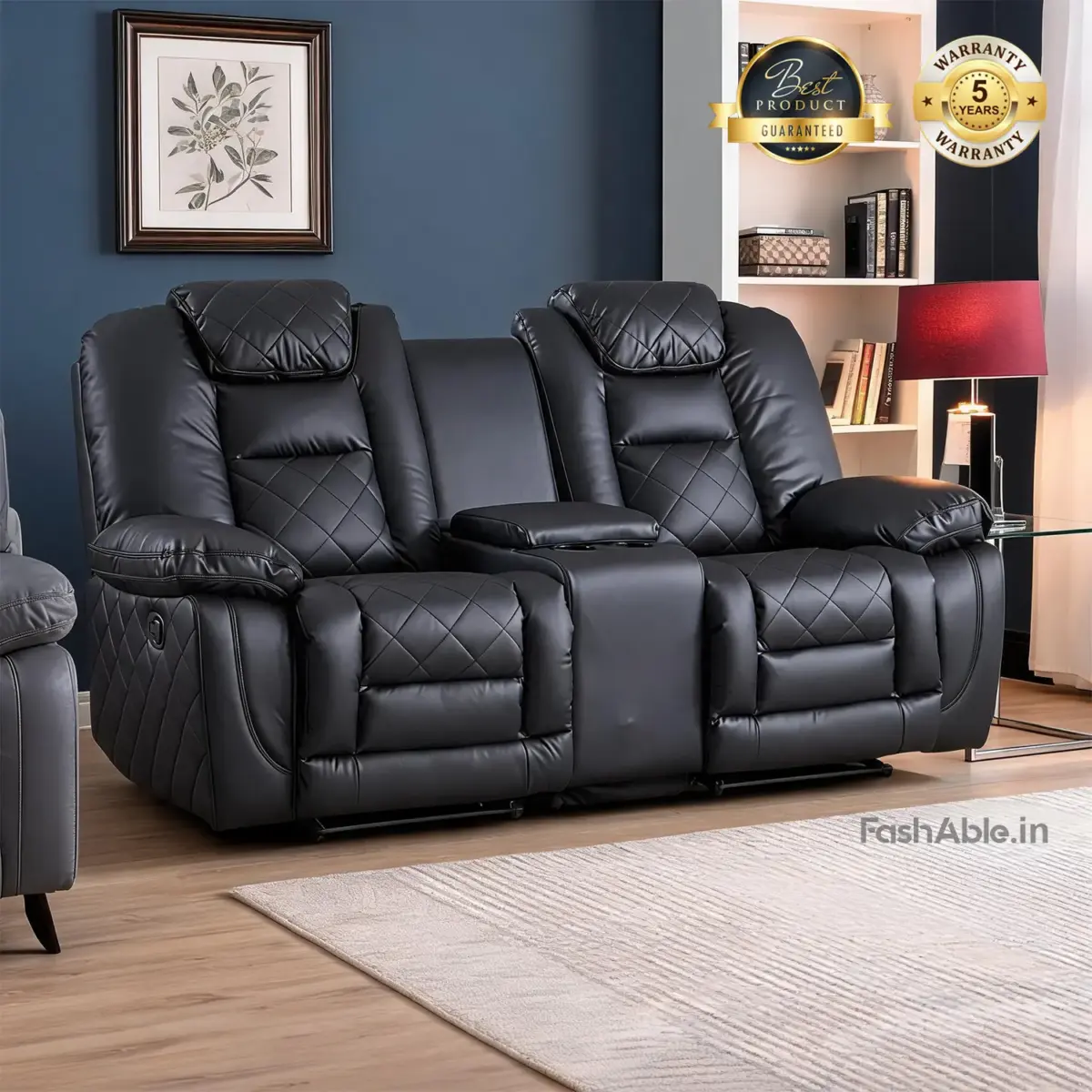 Kivik Manual Recliner Black