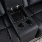Kivik Manual Recliner Black (4)