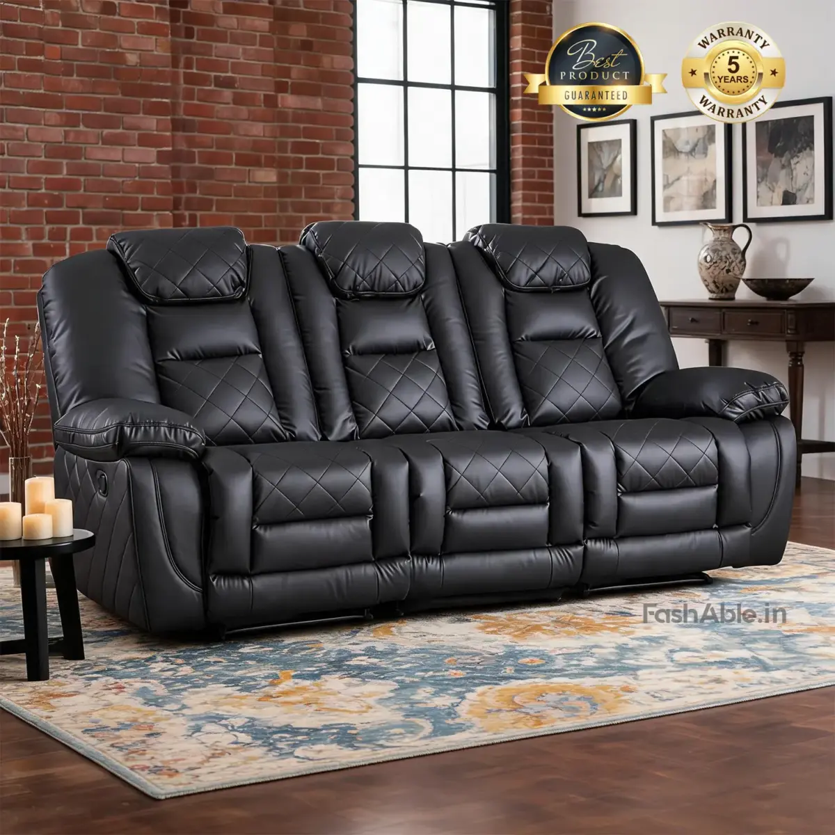 Kivik Recliner Sofa Black