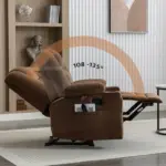 Klyvo Recliner Sofa Brown (10)