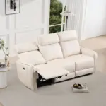 Kozen Recliner Sofa Ivory (2)