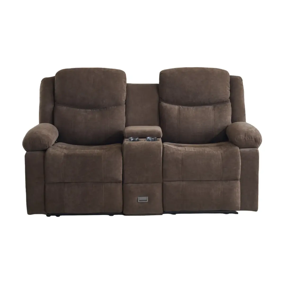 Livo Recliner Sofa Brown (4)