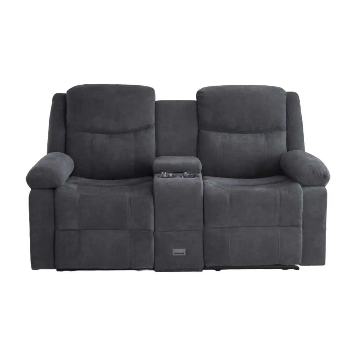 Livo Recliner Sofa Dark Grey (6)