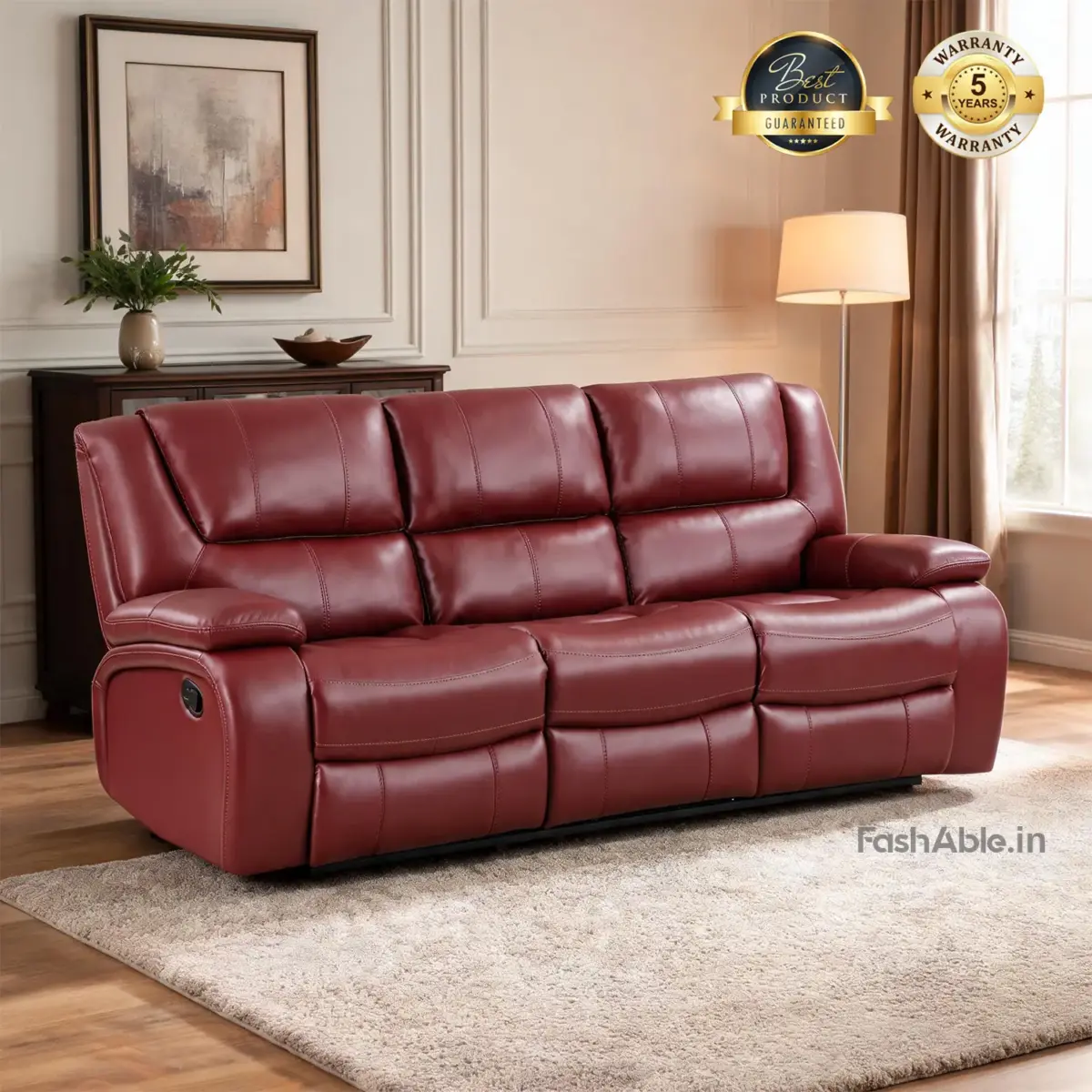 Louvaro Recliner Red