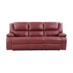 Louvaro Recliner Sofa Red (5)
