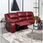 Louvaro Recliner Sofa Red (7)
