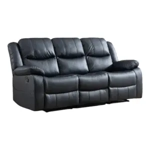 Luxento Manual 3 Seater Recliner Sofa 82"
