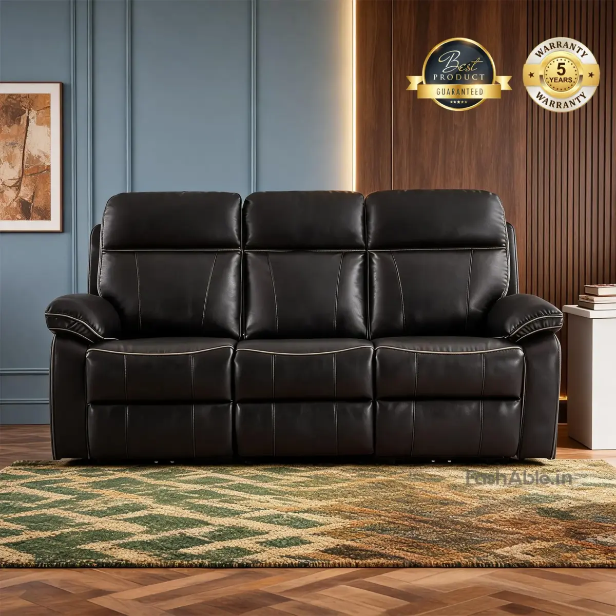 Mervo Recliner Black