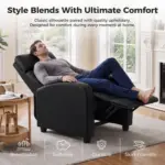 Mirel Recliner Black (2)